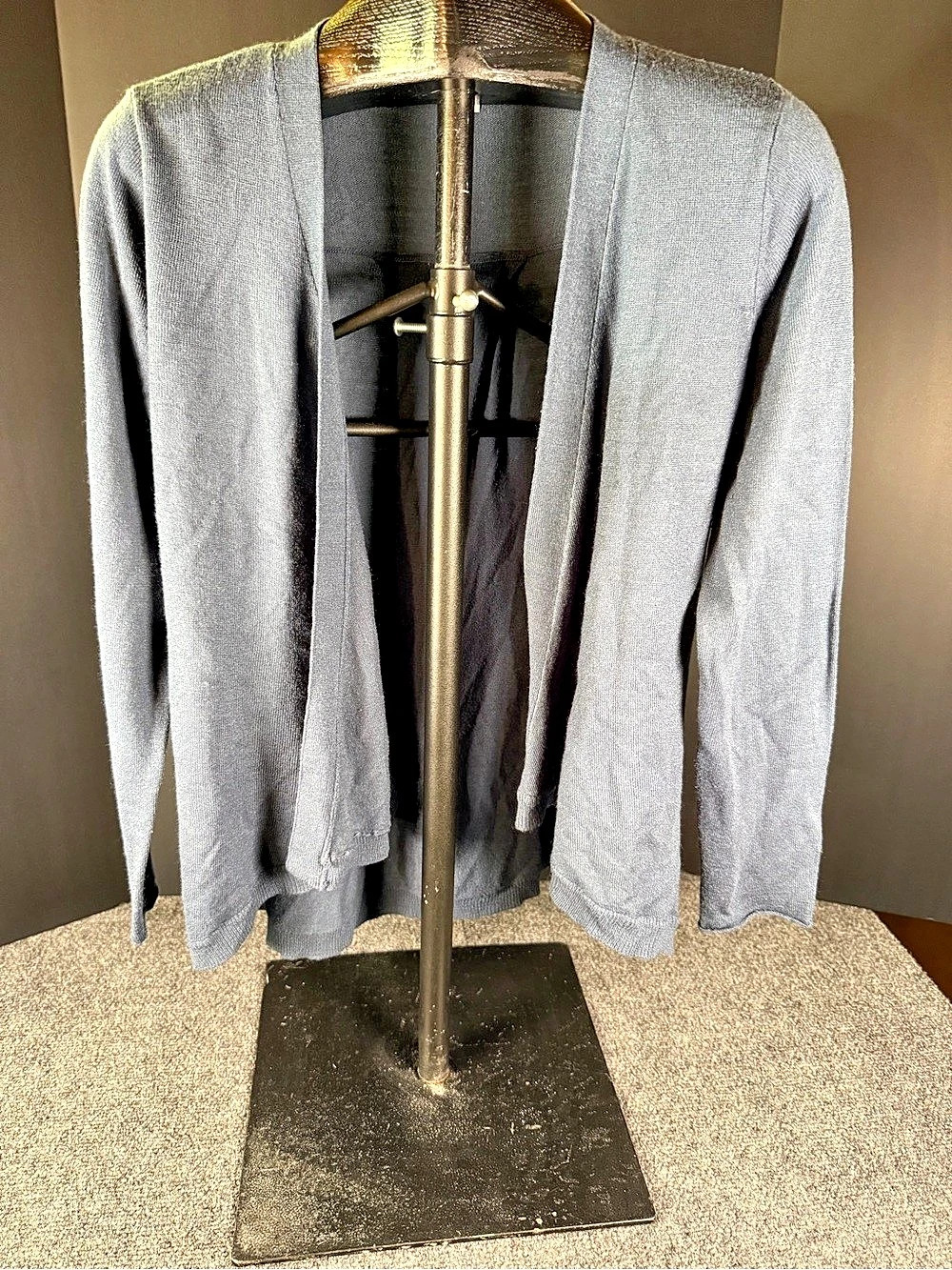 New York & Company Draped Open Front Cardigan